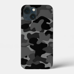 グレーブラック迷彩柄 iPhone 13 MINIケース