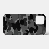 グレーブラック迷彩柄 Case-Mate iPhoneケース (裏面 (横))