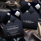 グレーブラック75thコクテイル誕生日パーティー 招待状