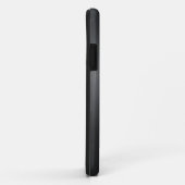 グレーブラッシュアルミニウム金属プリント Case-Mate iPhoneケース (裏面/右)