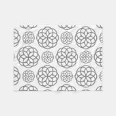 グレーブランケット フリースブランケット (正面(横))