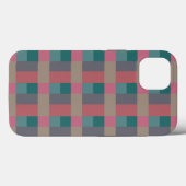 グレーブリックグリーンピンクベージュカラーブロック Case-Mate iPhoneケース (裏面 (横))