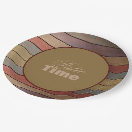 グレーブルーグリーン金ゴールド ペーパープレート