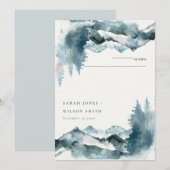 グレーブルーシュ  ブルーマウンテン パイン プレースカード (正面/裏面)