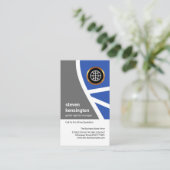 グレーブルートポグラフィールート物流輸送 名刺 (スタンド正面)