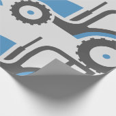 グレーブルートラクター ラッピングペーパー (角)