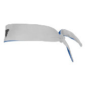 グレーブルー両面カスタムテニスのモノグラム タイヘッドバンド (回転90)