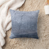 グレーブルー抽象化 クッション (ブランケット)