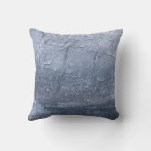 グレーブルー抽象化 クッション (裏面)