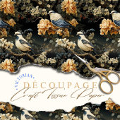 グレーブルー淡い色のオレンジバビクトリアンリズボヘミアン 薄葉紙