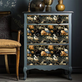 グレーブルー淡い色のオレンジバビクトリアンリズボヘミアン 薄葉紙