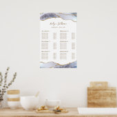 グレーブルー瑪瑙の価格表ポスター ポスター (キッチン)