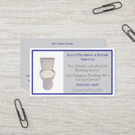 グレーブルー配管設備サービストイレ 名刺