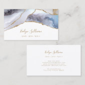 グレーブルーagate名刺 名刺 (正面/裏面)