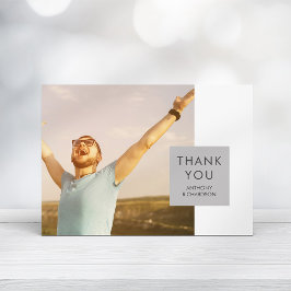 グレーブロック |写真大学院生ありがとう 招待状