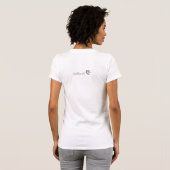 グレーブロッサムハートTシャツ Tシャツ (裏面フル)