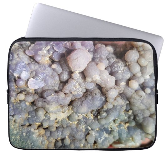 グレープアガテエレクトロニクスバッグ ラップトップスリーブ (正面)