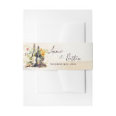 グレープインスパイアネシックワイナリー素朴結婚ズ 招待状ベリーバンド (正面例)