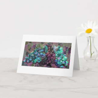 グレープインプレッションDigital Art Greeting Card カード