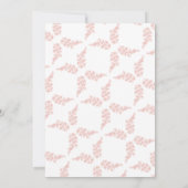 グレープエレガントフルーツシャンパンブライダルシャワー 招待状 (裏面)