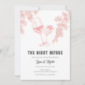 グレープエレガントフルーツシャンパンリハーサルディナー 招待状 (正面)