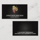 グレープオンザつる植物 名刺 (正面/裏面)