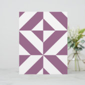 グレープカッコいいジオメトリックデコキューブスクラップブック紙 (スタンド正面)