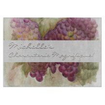 グレープクラスターのシャルキュテリー切削ボード