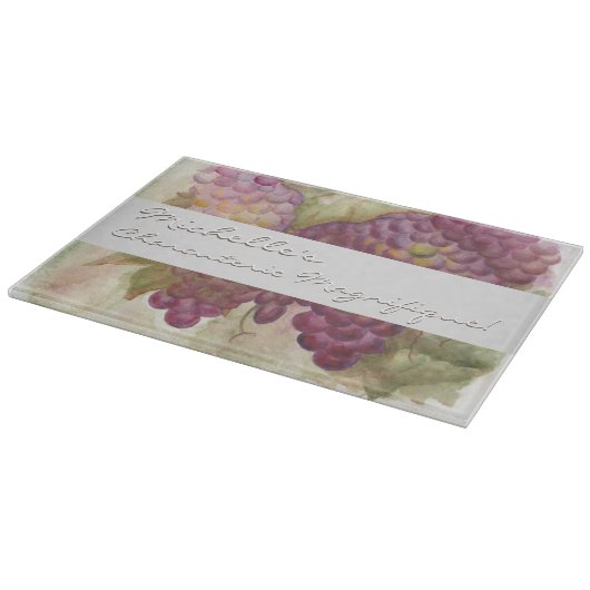 グレープクラスターのシャルキュテリー切削ボード カッティングボード (角)