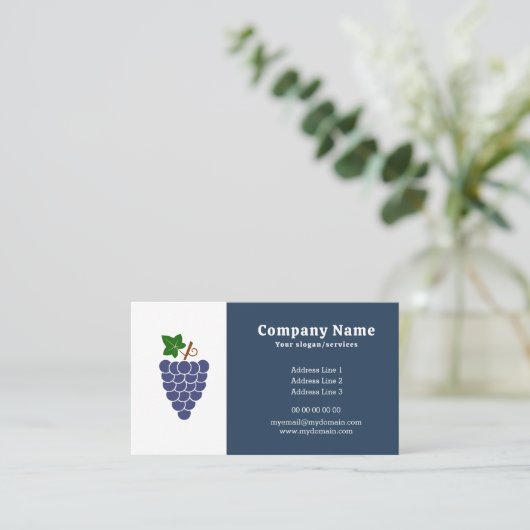 グレープクラスターの名刺 名刺 (スタンド正面)