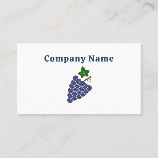 グレープクラスターの名刺 名刺 (裏面)