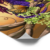 グレープジェリードラゴン11x14 （4x6以上） ポスター (角)