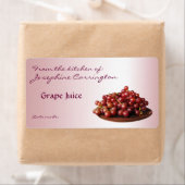 グレープジュース缶詰ラベル ラベル (インサイチュ)