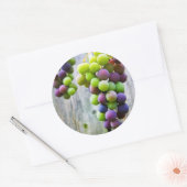 グレープゼリー缶詰ラベル ラウンドシール (封筒)