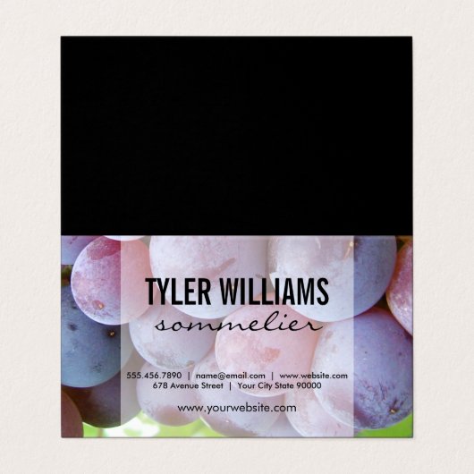 グレープソムリエ 名刺 (外部フラット)