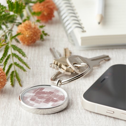 グレープソーダ幾何学芸術 キーホルダー (側面)