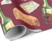 グレープトスカーナイタリアヴィンテージワイタリアンイン ラッピングペーパー (ロールコーナー)