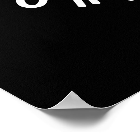 グレープネスのおもしろい達成前向きグレープププンダークBG ポスター (角)