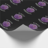 グレープネスのおもしろい達成前向きグレープププンダークBG ラッピングペーパー (角)