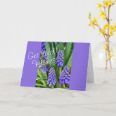 グレープハイアキカスタマイズンス – 任意の大事な行事用 カード (黄色い花)