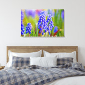 グレープハイアシンス キャンバスプリント (インサイチュ (寝室))
