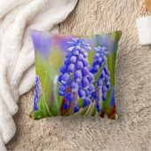 グレープハイアシンス クッション (ブランケット)