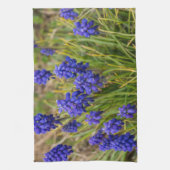 グレープハイアシントスファミリー キッチンタオル (縦)
