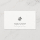 グレープバンチ |赤ワイングラス |木材 名刺 (裏面)