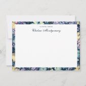 グレープパターン名（パーソナル） ノートカード (正面)