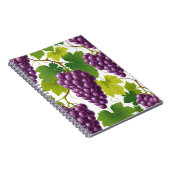 グレープパターン ノートブック (右側)