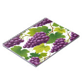 グレープパターン ノートブック (左側)