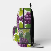 グレープパターン プリントバックパック (右)