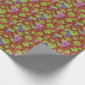 グレープパターン ラッピングペーパー (角)