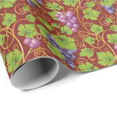 グレープパターン ラッピングペーパー (ロールコーナー)